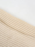 MQTIME  -  New Elegant Winter Clothes Woman Sweater Warm Coat Fashion Knitwear Cardigan Buttonless Beige Blouse Outerwear Autumn Short Tops