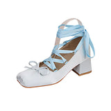 MQTIME  -  Sweet Women's Mary Jane Shoes Exquisite Ballet High Heels for Woman Elegant French Casual Shoes Designer Shoes Zapatos De Mujer
