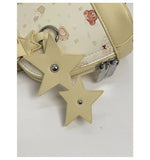  MQTIME  -  Fashion Cute Yellow Star PU Leather Kawaii Crossbody Bag Single Storage Bags Woman Bag Storage Bags Purses Handbags