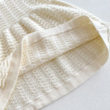 MQTIME  -  Summer Newborn Infant Baby Girls Hollow Out Knit Thin Muslin Dresses Ventilate Skirt Kids Onepiece Fashion Baby Clothing
