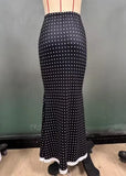 MQTIME  -  Autumn Fashion Polka Dot Slim Skirt for Women Temperament Commuting Female Elegant Sweet Skirts