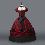 MQTIME  -  Medieval Vintage Women Renaissance Gothic Victorian Court Dress Elegant Victorian Period Ball Gown Theater Stage Costume