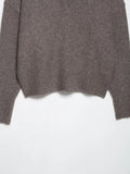  MQTIME  -  Elegant Solid V-neck Sweater For Women Autumn Winter Classical Knitted Pullover Long Sleeve Lady Street Simple Basic Jumper