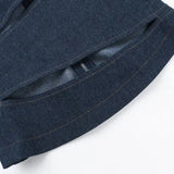 MQTIME  -  Casual Denim Crop Top Women Slim Hollow Out O-neck Vest Female Sleeveless Summer Stylish Tops Lady High Street Cool Club Party