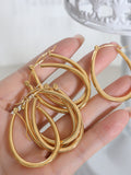 MQTIME  -  Gold-Plated Titanium Steel Earrings
