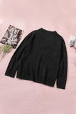 MQTIME  -  V-Neck Dropped Shoulder Sweater