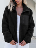 MQTIME  -   Zip Up Long Sleeve Plush Jacket
