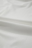MQTIME  -  Lace Detail Drop Sleeve Ribbed Top