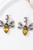 MQTIME  -  Natural Stone Bee Dangle Earrings