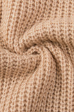 MQTIME  -  Color Block Round Neck Drop Shoulder Sweater