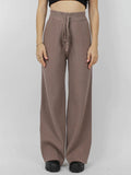 MQTIME  -  Ribbed Wide Leg Sweater Pants