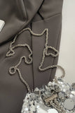 MQTIME  -  Drawstring Sequin Crossbody Bag