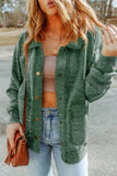 MQTIME  -  Snap Down Flap Pocket Long Sleeve Shacket