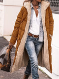MQTIME  -  Plus Size Zip Up Sherpa Hooded Coat