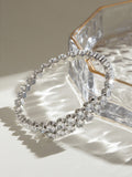 MQTIME  -   Stainless Steel Inlaid Zircon Bracelet