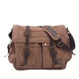MQTIME  -  Large Capacity Laptop Bag - Vintage Messenger Bags For Hiking Travel - Christmas/Halloween Gift