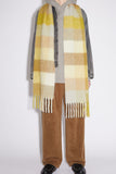 MQTIME  -  Thermal Fringe Contrast Plaid Scarf