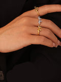 MQTIME  -   Stainless Steel Bow Ring