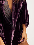 MQTIME  -  Collared Neck Button Down Long Sleeve Shirt