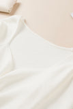 MQTIME  -   Sweetheart Neck Long Sleeve Sweater