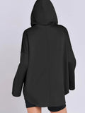 MQTIME  -  Quarter Zip Long Sleeve Hoodie