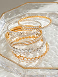 MQTIME  -   Stainless Steel Inlaid Zircon Bracelet