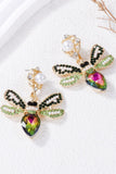MQTIME  -  Natural Stone Bee Dangle Earrings