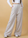 MQTIME  -  Elastic Waist Wide Leg Pants