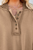 MQTIME  -  Exposed Seam Long Sleeve Hoodie