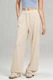 MQTIME  -  Basic Bae Drawstring Wide Leg Pants with Pockets