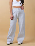 MQTIME  -  Ribbed Wide Leg Sweater Pants