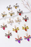 MQTIME  -  Natural Stone Bee Dangle Earrings