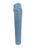 MQTIME  -  Faux Layered High Waist Jeans