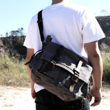 MQTIME  -  Large Capacity Laptop Bag - Vintage Messenger Bags For Hiking Travel - Christmas/Halloween Gift