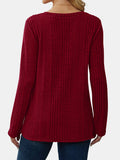 MQTIME  -  V-Neck Long Sleeve T-Shirt