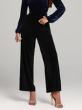 MQTIME  -  High Waist Wide Leg Pants