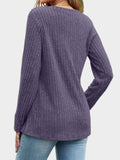 MQTIME  -  V-Neck Long Sleeve T-Shirt