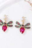 MQTIME  -  Natural Stone Bee Dangle Earrings