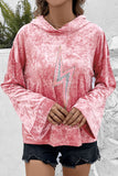 MQTIME  -  Thunderbolt Sequin Long Sleeve Hoodie