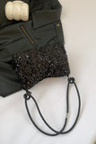 MQTIME  -  Sequin Double Strap Shoulder Bag