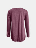 MQTIME  -  Full Size Reindeer Round Neck Long Sleeve T-Shirt