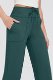 MQTIME  -  Basic Bae Full Size Drawstring High Waist Pants with Pockets