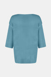 MQTIME  -  V-Neck Three-Quarter Sleeve Knit Top