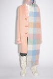MQTIME  -  Thermal Fringe Contrast Plaid Scarf