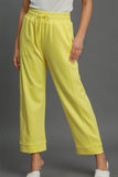 MQTIME  -  Umgee Drawstring Elastic Waist Wide Leg Pants