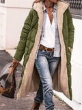 MQTIME  -  Plus Size Zip Up Sherpa Hooded Coat