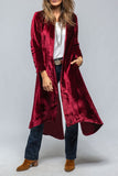 MQTIME  -  Slit Back Open Front Cardigan