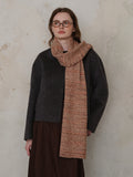 MQTIME  -  Striped Detail Knit Scarf
