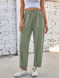 MQTIME  -  Lovelet Drawstring Pants with Pockets