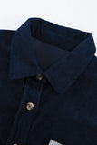 MQTIME  -  Pocketed Geometric Collared Neck Shacket